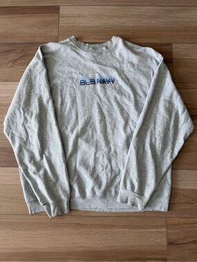 Old Navy y2k Grey Crewneck Sweatshirt
